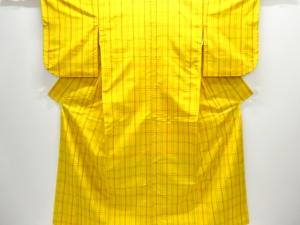 格子織り出し着物アンサンブル